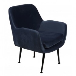 Fauteuil VERONE Bleu Nuit