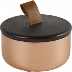 Boite Mona Cuivrée D12,5xH7cm