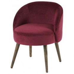 Fauteuil Honoré bordeaux